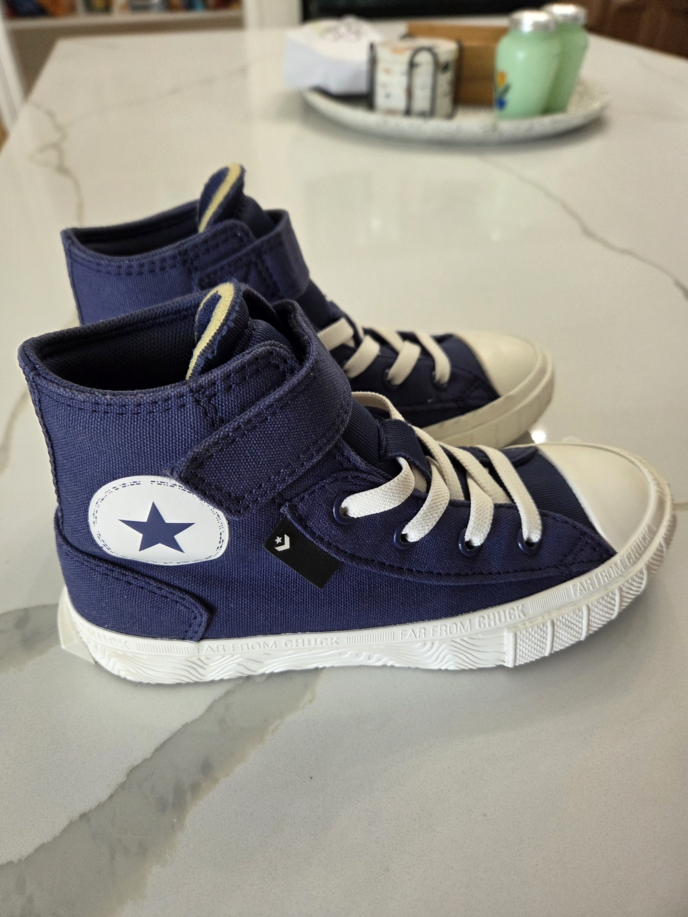 Kids Converse Navy Sneakers